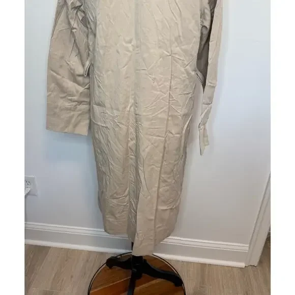 Everlane The Drape Trench Coat In Sandstone Size XS New - Picture 10 of 13